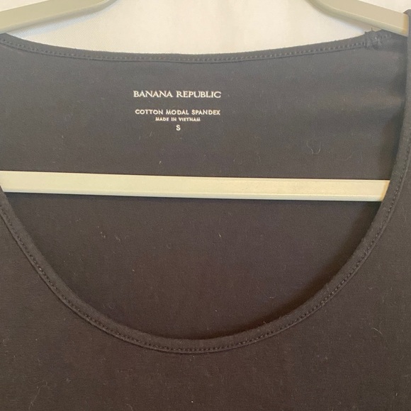 Banana Republic Black Scoop Neck Bodysuit - Picture 2 of 5